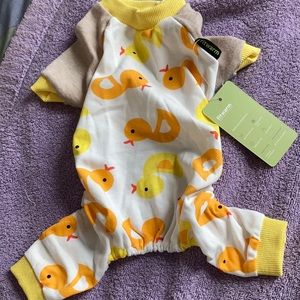 Fitwarm Dog duck pajamas size Small
